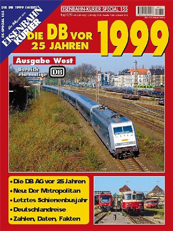 Die DB vor 25 Jahren - 1999 Ausgabe West