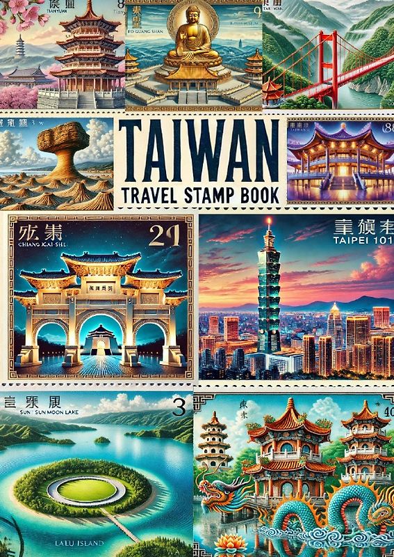 Taiwan Travel Stamp book