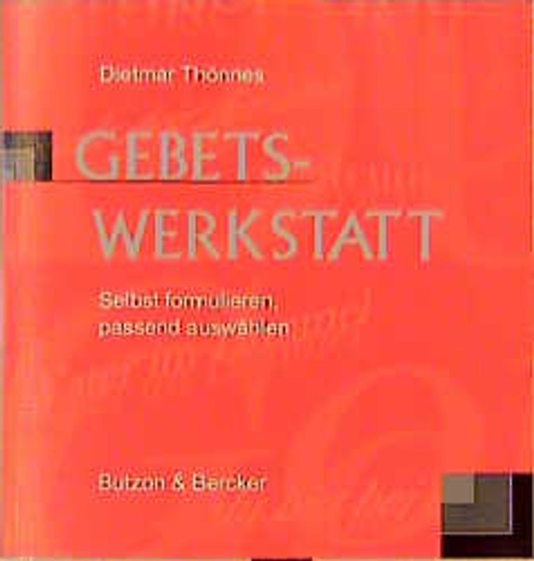 Gebets-Werkstatt