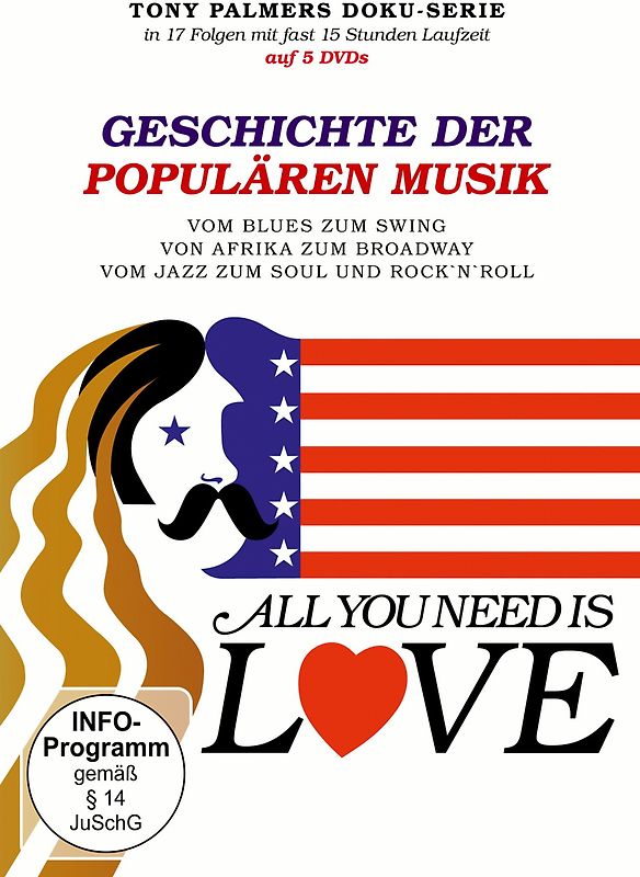All You Need is Love - Tony Palmer: Geschichte der populären Musik [5 DVDs] DVD