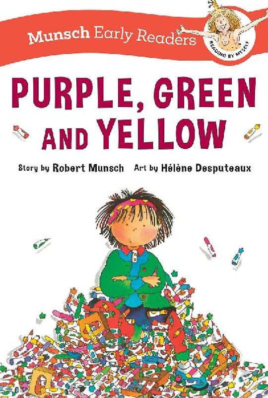Purple, Green, and Yellow Early Reader