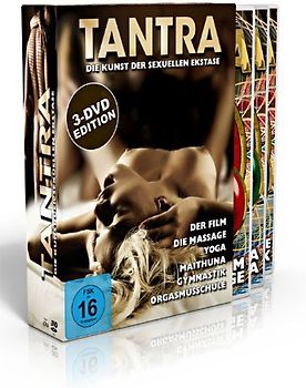 Tantra - 3er Schuber (Der Film, Die Massage,Orgasmusschule, Gymnastik, Yoga, Maithuna) [3 DVDs] DVD