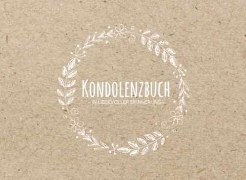 Kondolenzbuch – In liebevoller Erinnerung: Trauerbuch für eine stille und aufrichtige Anteilnahme | 100 blanko Seiten zum Ausfüllen | Schlichtes Erinnerungsbuch | Beerdigung Gästebuch