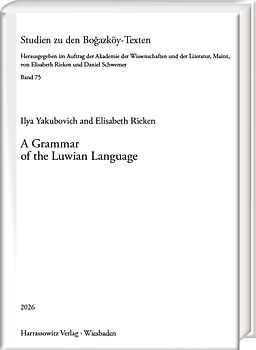 A Grammar of the Luwian Language