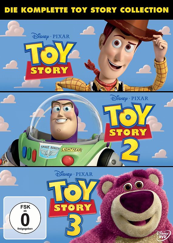 Toy Story 1-3 Pack DVD