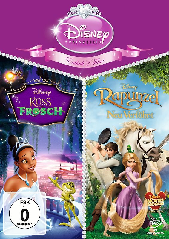 Küss den Frosch / Rapunzel: Neu verföhnt [2 DVDs] DVD