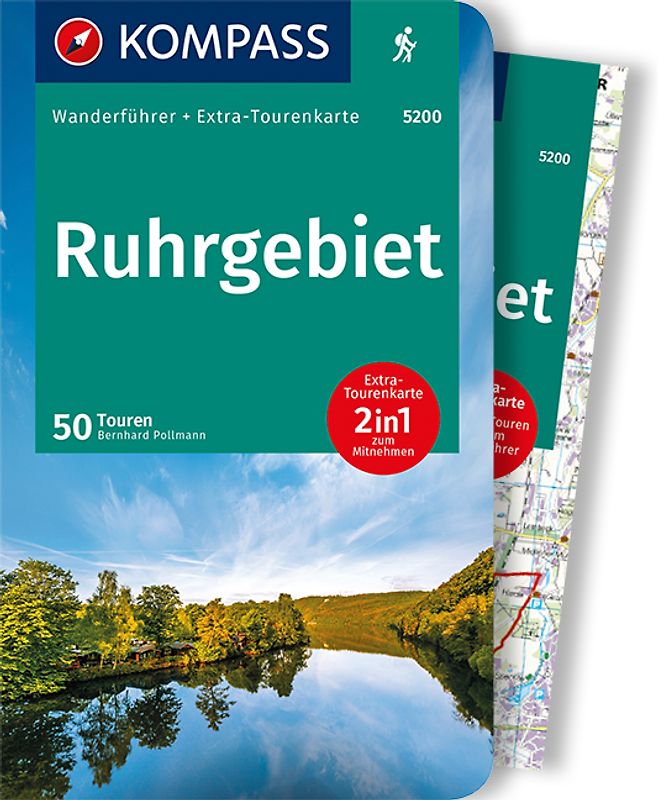 KOMPASS Wanderführer Ruhrgebiet, 50 Touren