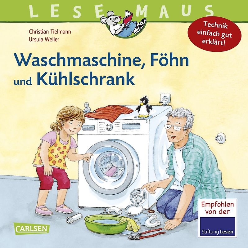 LESEMAUS 24: Waschmaschine, Föhn und Kühlschrank – Technik einfach gut erklärt