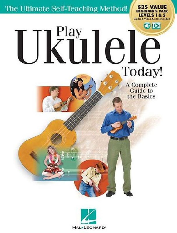 Play Ukulele Today! All-In-One Beginner's Pack: Includes Book 1, Book 2, Audio & Video