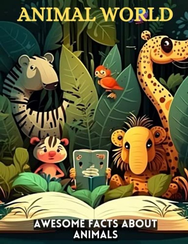 Animal World : Discover the Amazing World of Animals: Fun and Fascinating Fact | Wild and Marine Animals | Cute animal books for children | Children's Books |