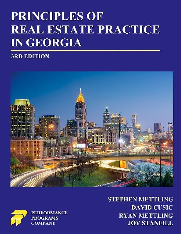 Principles of Real Estate Practice in Georgia