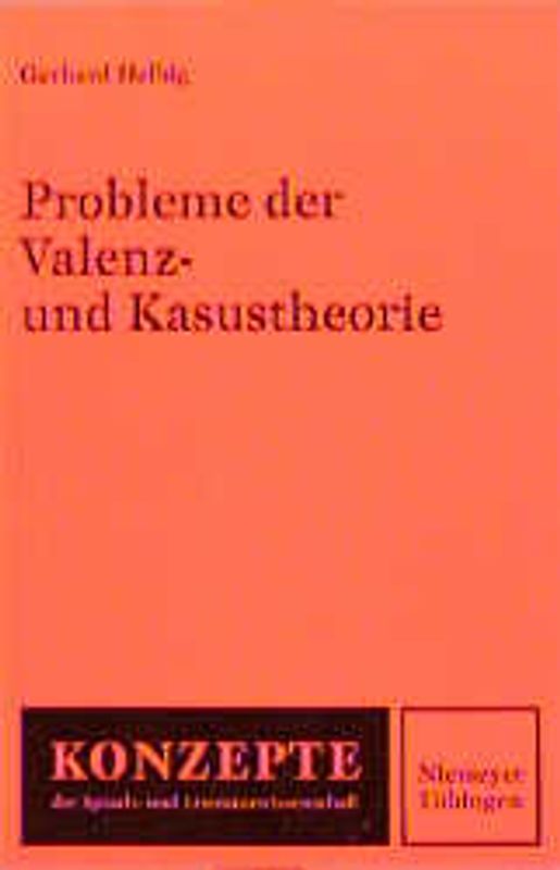 Probleme der Valenz- und Kasustheorie