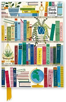 Georgia Breeze: Bookshelves (Foiled Blank Journal)