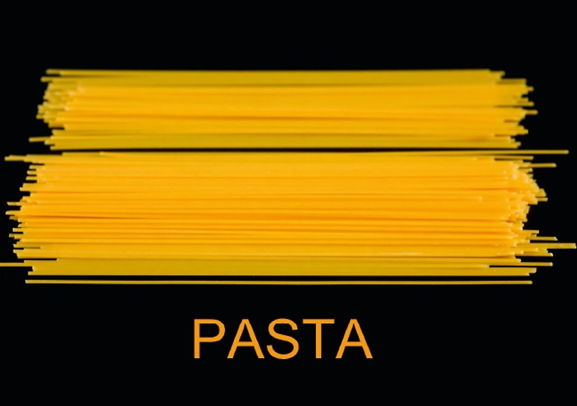 Pasta / UK-Version (Stand-Up Mini Poster DIN A5 Landscape)