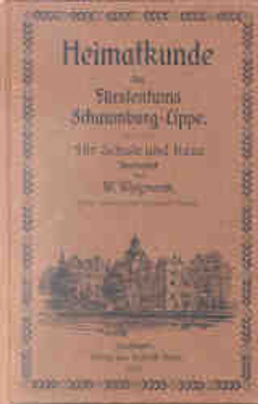 Heimatkunde des Fürstentums Schaumburg-Lippe