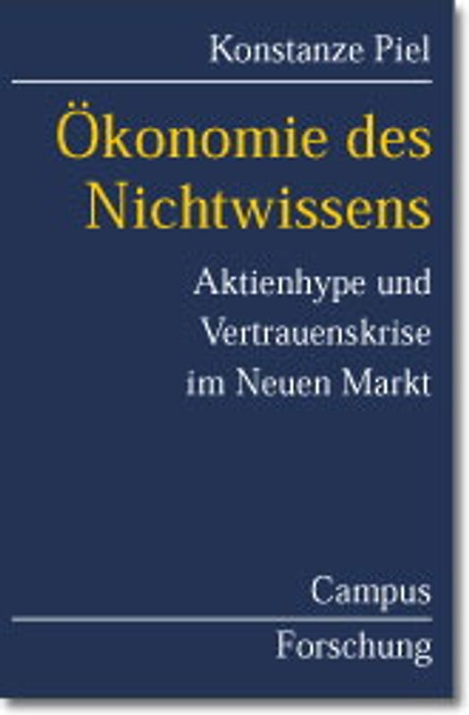 Ökonomie des Nichtwissens