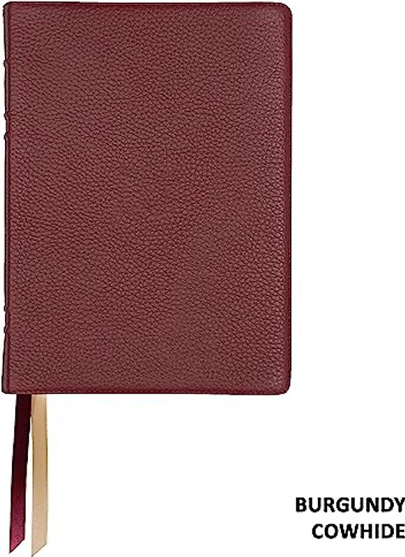Lsb Giant Print Reference Edition, Paste-Down Burgundy Cowhide Indexed