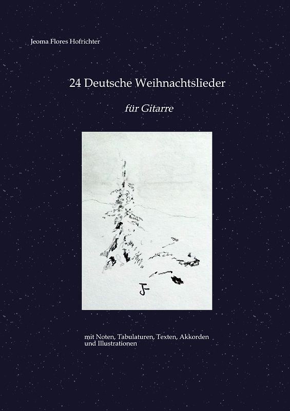 24 Deutsche Weihnachtslieder - für Gitarre
