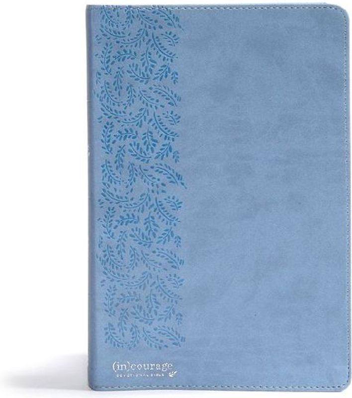 CSB (In)Courage Devotional Bible, Blue Leathertouch Indexed