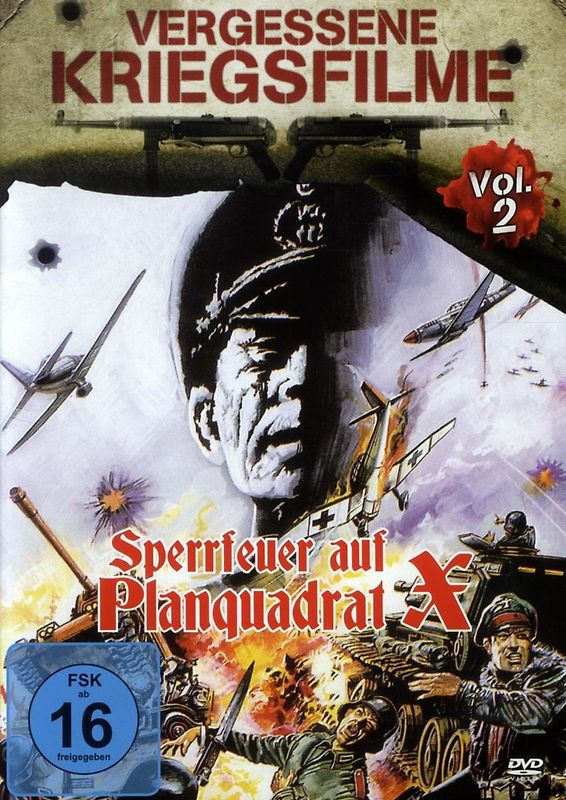 Sperrfeuer auf Planquadrat X - Vergessene Kriegsfilme Vol. 2 DVD