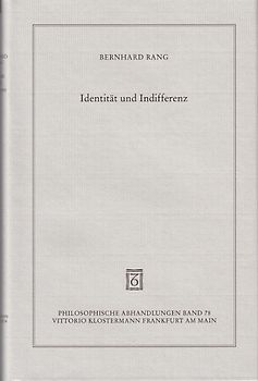 Identität und Indifferenz