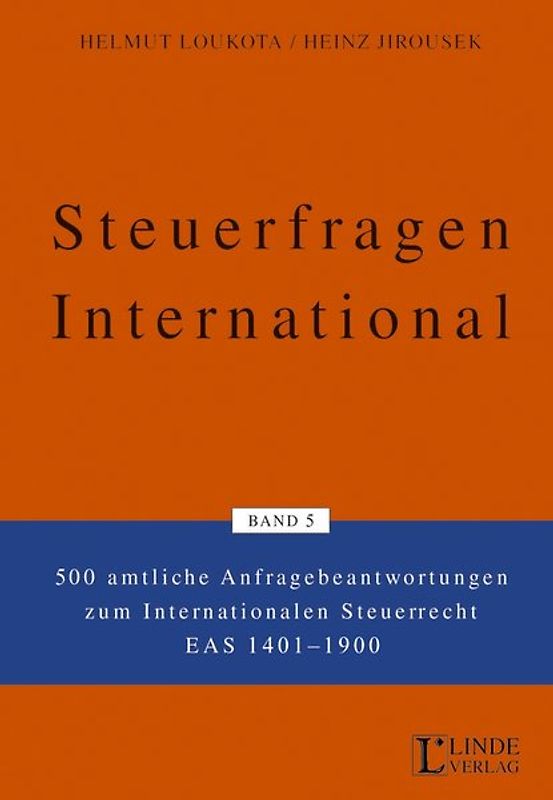 Steuerfragen International Band 5