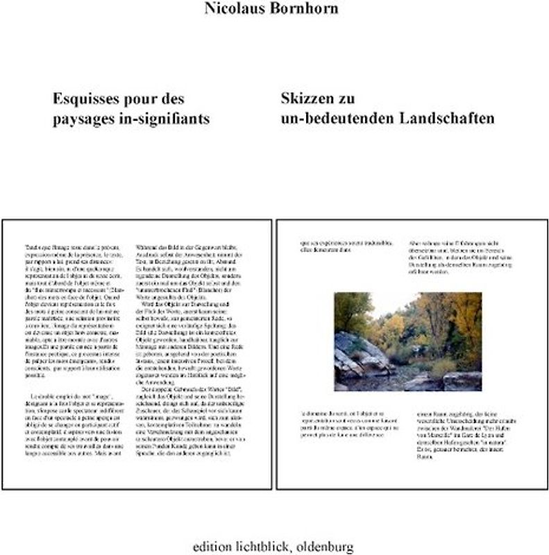 Skizzen zu un-bedeutenden Landschaften