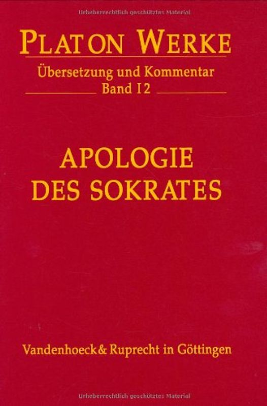 I 2 Apologie des Sokrates