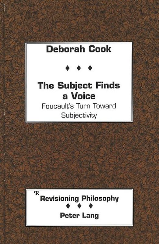 The Subject Finds a Voice