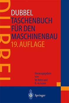 DUBBEL - Taschenbuch für den Maschinenbau
