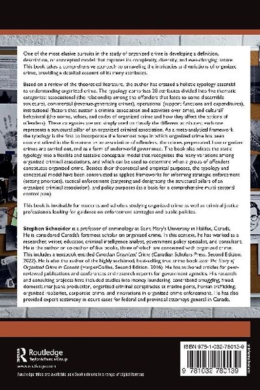 An Ontology of Organized Crime