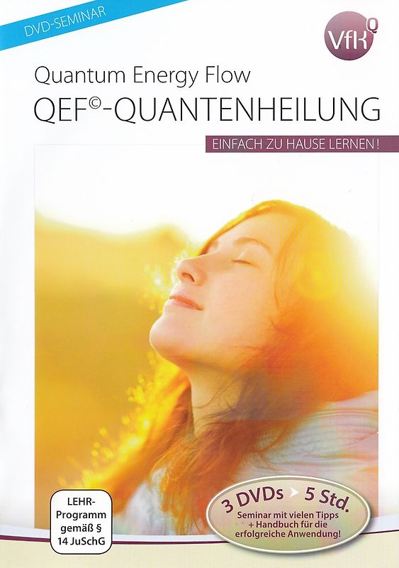 DVD-Seminar QEF-Quantenheilung: Einfach zu Hause lernen! - Das ganze Spektrum von A-Z [3 DVDs, inkl. Handbuch-CD] DVD