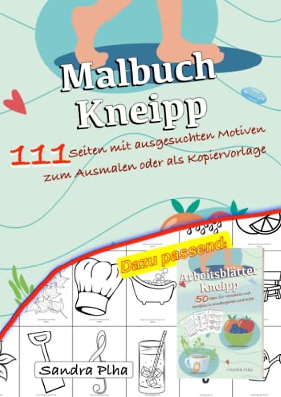 KitaFix-Kreativ: Malbuch Kneipp: 111 Seiten mit ausgesuchten Motiven zum Ausmalen oder als Kopiervorlage