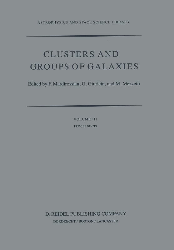 Clusters and Groups of Galaxies