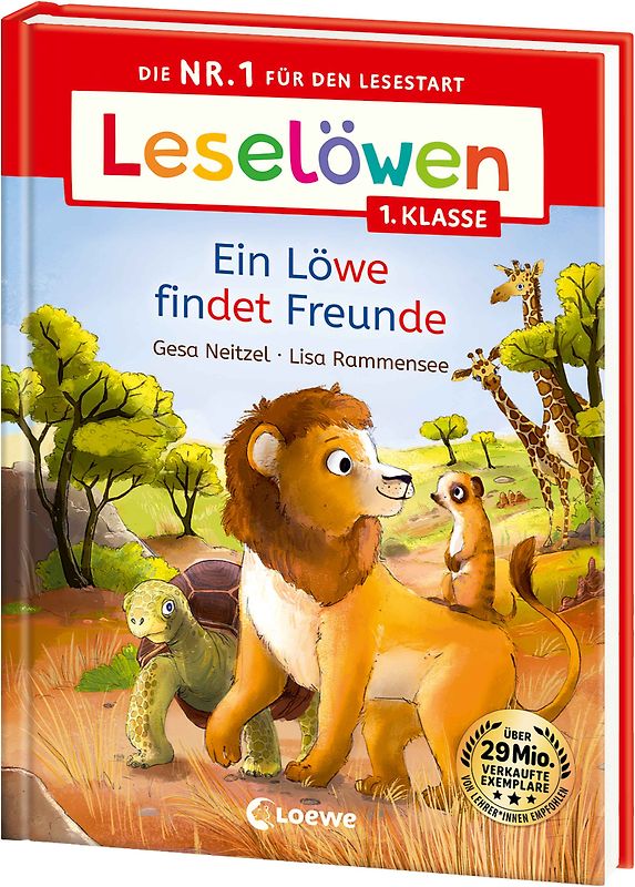 Leselöwen 1. Klasse - Ein Löwe findet Freunde