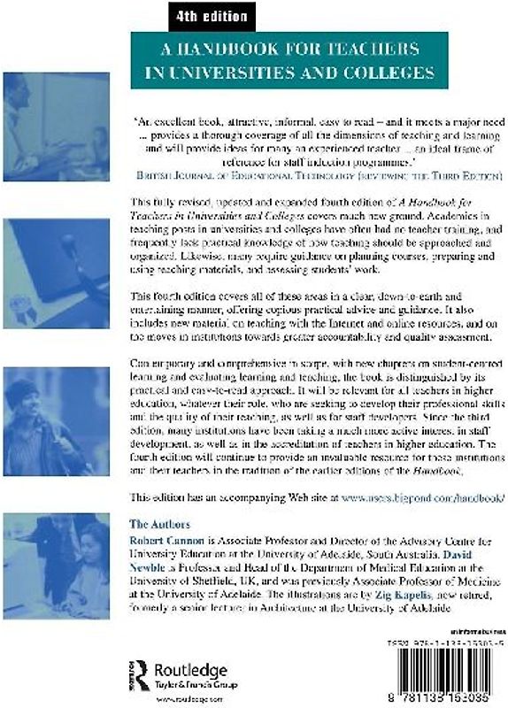 Handbook for Teachers in Universities and Colleges