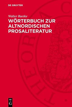 Wörterbuch zur altnordischen Prosaliteratur