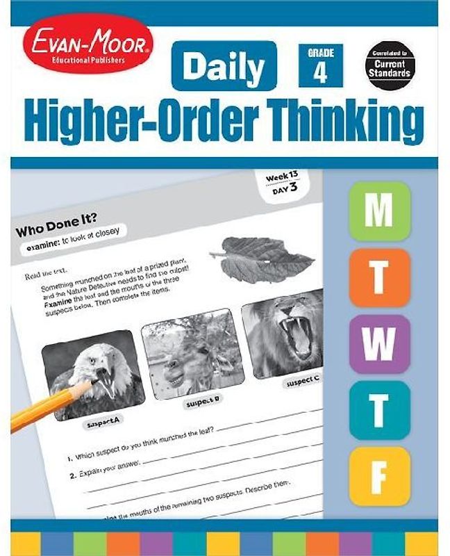 Daily Higher-Order Thinking, Grade 4 Te