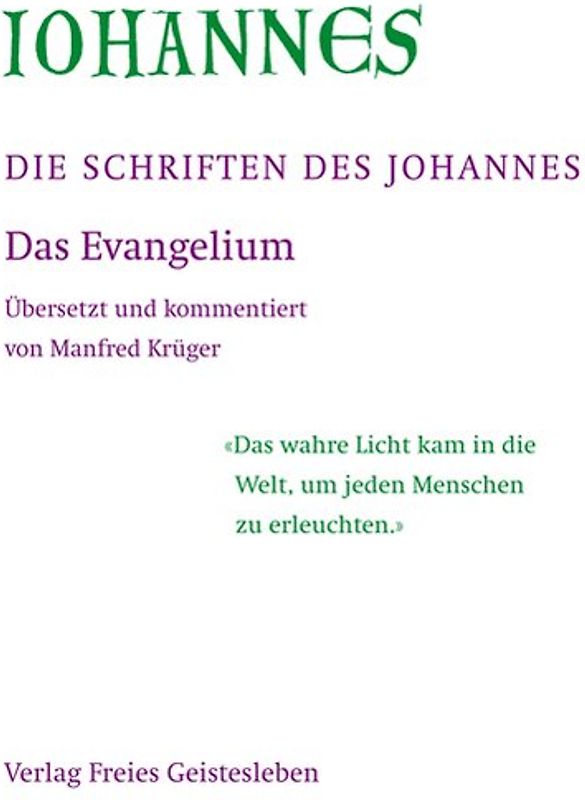 Die Schriften des Johannes