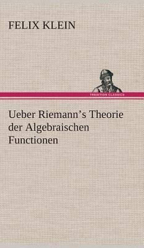 Ueber Riemann's Theorie der Algebraischen Functionen