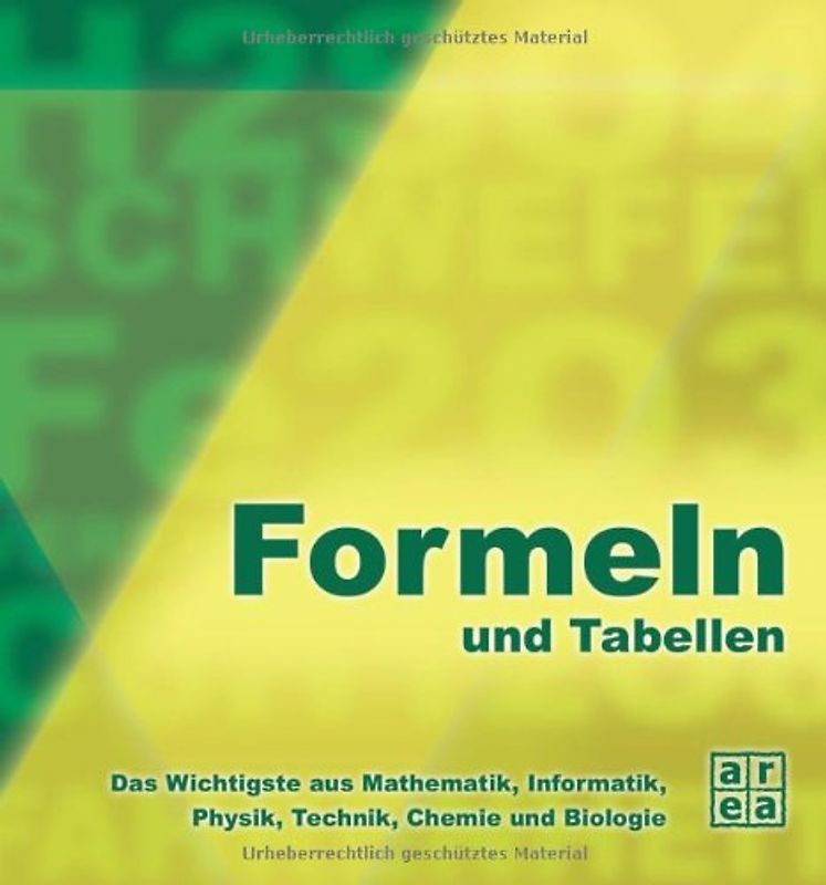 Formeln und Tabellen