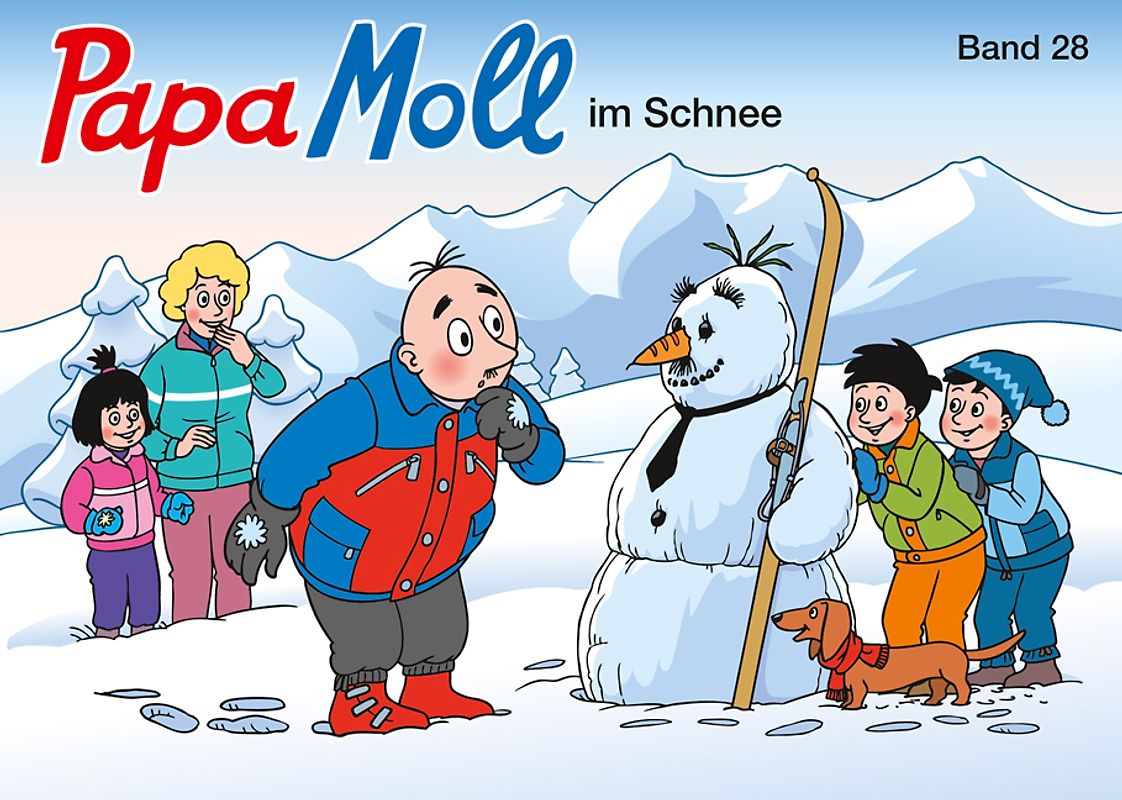 Papa Moll im Schnee
