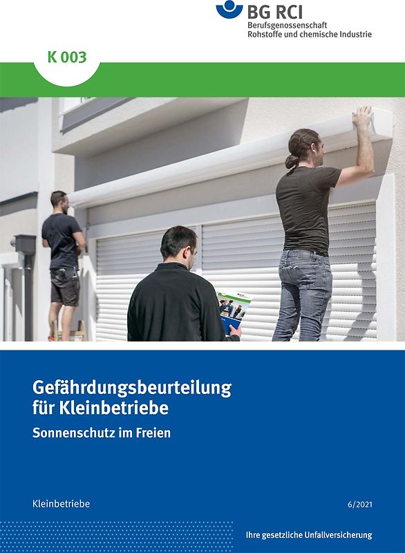 K 003 Gefährdungsbeurteilung für Kleinbetriebe