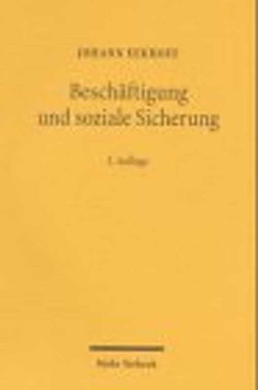 Beschäftigung und soziale Sicherung