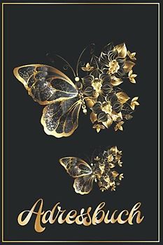 Adressbüchlein Klein: Schmetterlinge Heft Mit Abc Register & Internet Passwort Organizer - Kleine Geschenke für Frauen