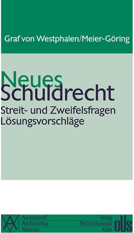Neues Schuldrecht
