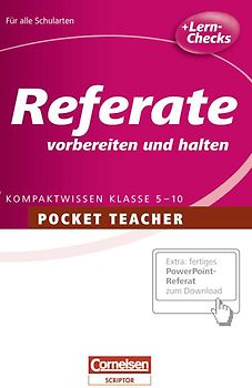 Pocket Teacher - Sekundarstufe I - Neue Ausgabe / Referate vorbereiten und halten