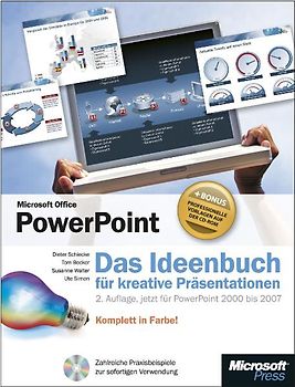 Microsoft Office PowerPoint - Das Ideenbuch für kreative Präsentationen, 2. Auflage, jetzt  für PowerPoint 2000 bis 2007