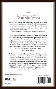 Adverse Genres in Fernando Pessoa