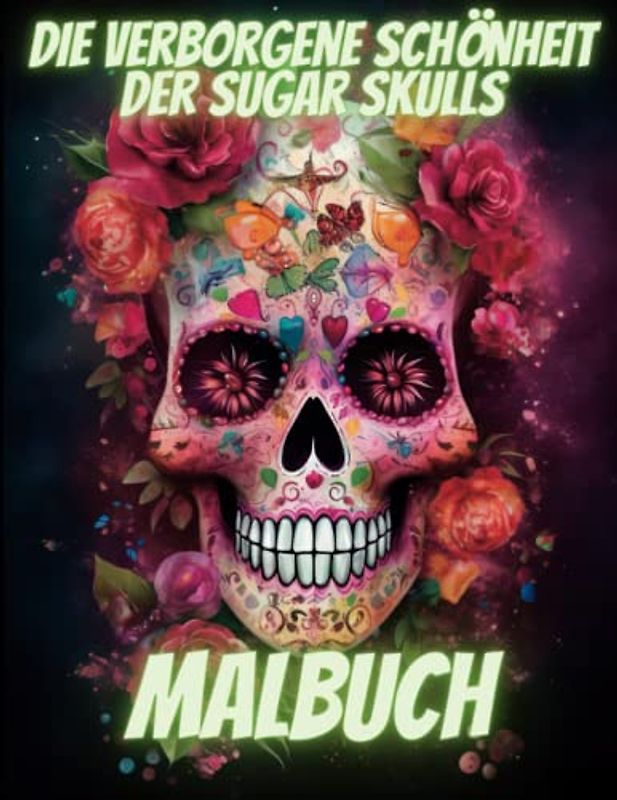 Die verborgene Schönheit der Sugar Skulls: Ein künstlerisches Malbuch für alle: Über 50 faszinierende Motive zur Entspannung und Kreativität in der farbenfrohen Welt der mexikanischen Folklore